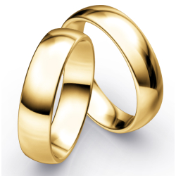 Vielsesringe Klassisk Guld 6 mm F5