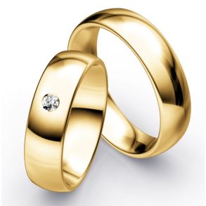 Vielsesringe Klassisk Guld 6 mm F5