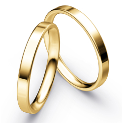 Vielsesringe Klassisk Guld 3 mm F6