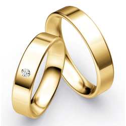 Vielsesringe Klassisk Guld 5 mm F6