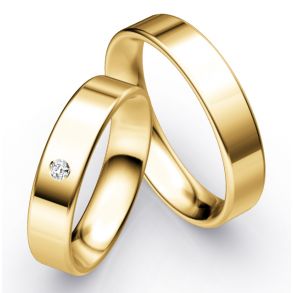 Vielsesringe Klassisk Guld 5 mm F6