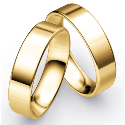 Vielsesringe Klassisk Guld 6 mm F6