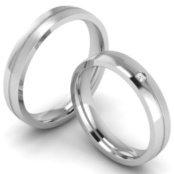 Vielsesringe Rustfri Stl 1366