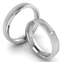 Vielsesringe Rustfri Stl 1368