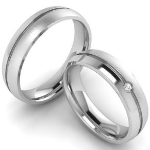 Vielsesringe Rustfri Stl 1369