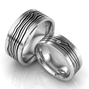 Vielsesringe Rustfri Stl 1394