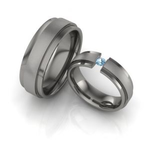 Vielsesringe Titanium 16