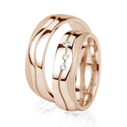 Eksklusive Vielsesringe - Pure Heart 201-3