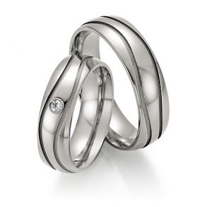 Vielsesringe Titanium 77-20130