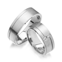 Eksklusive Vielsesringe - Pure Heart 218-2