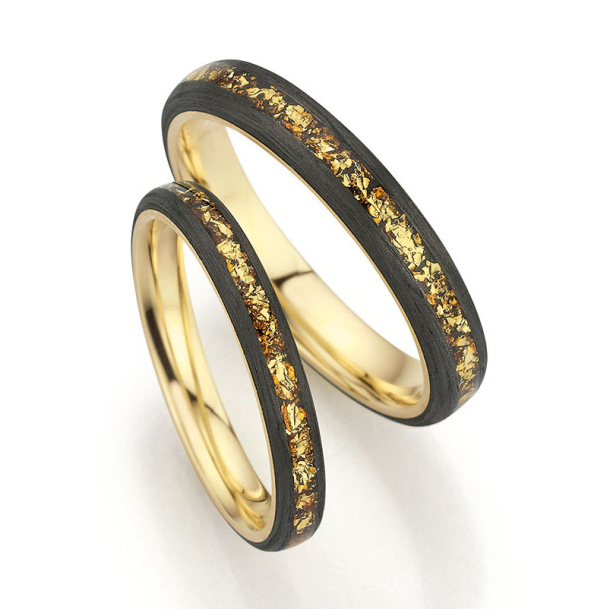 Eksklusive Vielsesringe Goldflakes Only You 22-1770