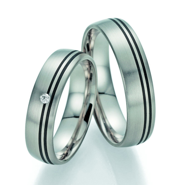 Eksklusive Vielsesringe Carbon Only You 22-1170