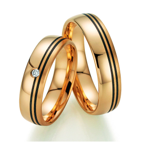 Eksklusive Vielsesringe Carbon Only You 22-1440