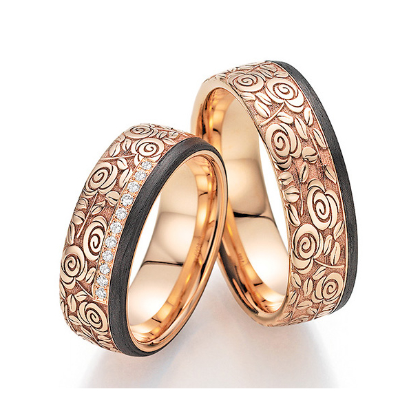 Eksklusive Vielsesringe Flora Only You 23-1480