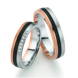 Sorte Vielsesringe Carbon