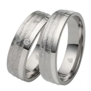 Vielsesringe Rustfri Stl og Slv