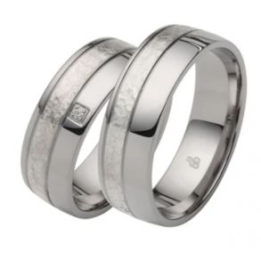 Vielsesringe Rustfri Stl og Slv