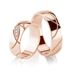 Eksklusive Vielsesringe - Pure Heart 303-3