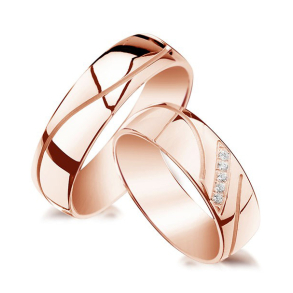 Eksklusive Vielsesringe - Pure Heart 304-3