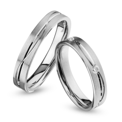 Eksklusive Vielsesringe - Pure Heart 311-2