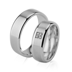 Eksklusive Vielsesringe - Pure Heart 324-2