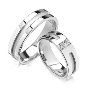 Eksklusive Vielsesringe - Pure Heart 332-2