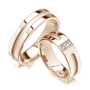 Eksklusive Vielsesringe - Pure Heart 332-3