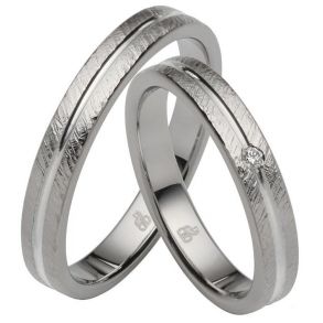 Vielsesringe Rustfri Stl og Slv