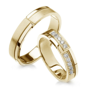 Eksklusive Vielsesringe - Pure Heart 345-1