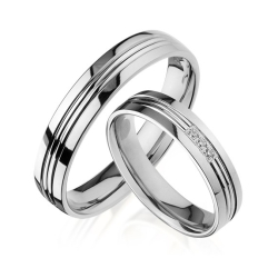 Eksklusive Vielsesringe - Pure Heart 375-2