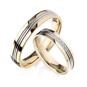 Eksklusive Vielsesringe - Pure Heart 375-4