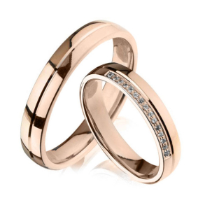 Eksklusive Vielsesringe - Pure Heart 378-1