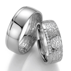 Eksklusive Vielsesringe Flora Only You 38-7239