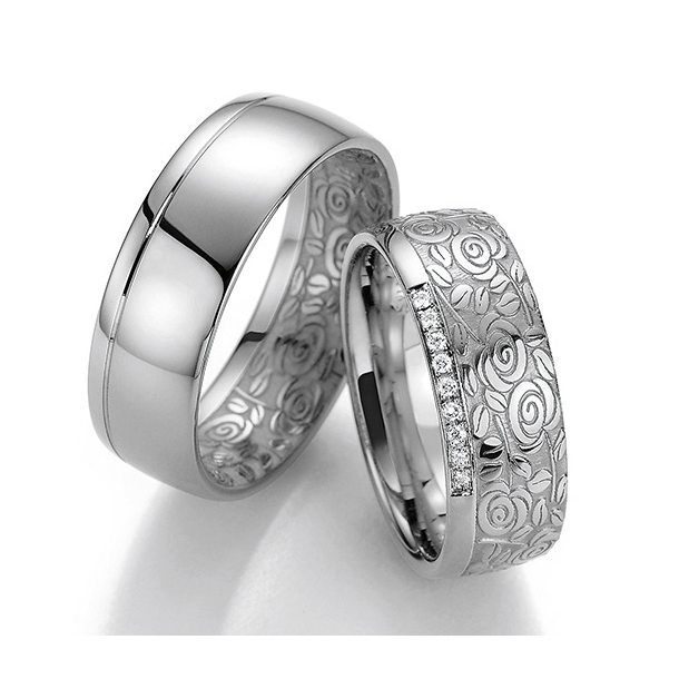 Eksklusive Vielsesringe Flora Only You 38-7239