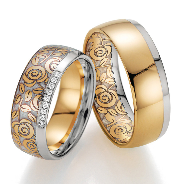 Eksklusive Vielsesringe Flora Only You 38-7493