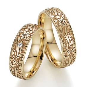 Eksklusive Vielsesringe Flora Only You 38-7553