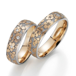 Eksklusive Vielsesringe Flora Only You 38-7645