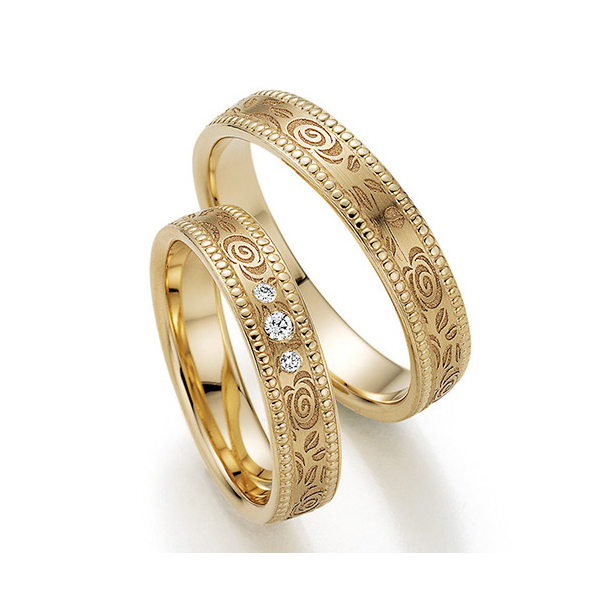 Eksklusive Vielsesringe Flora Only You 38-7677