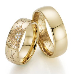 Eksklusive Vielsesringe Flora Only You 38-7685