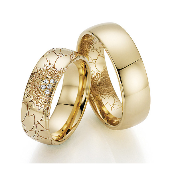 Eksklusive Vielsesringe Flora Only You 38-7685