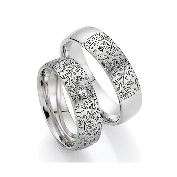 Eksklusive Vielsesringe Flora Only You 38-7689