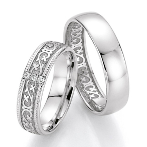 Eksklusive Vielsesringe Flora Only You 38-7692