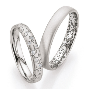 Eksklusive Vielsesringe Flora Only You 38-7884