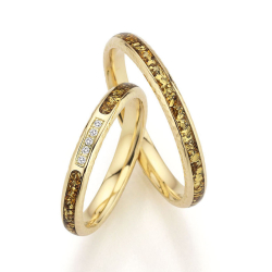 Eksklusive Vielsesringe Goldflakes Only You 38-7906