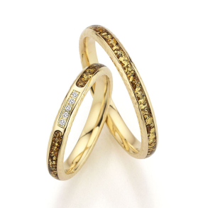 Eksklusive Vielsesringe Goldflakes Only You 38-7906