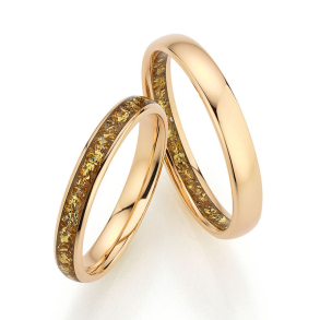 Eksklusive Vielsesringe Goldflakes Only You 38-7910