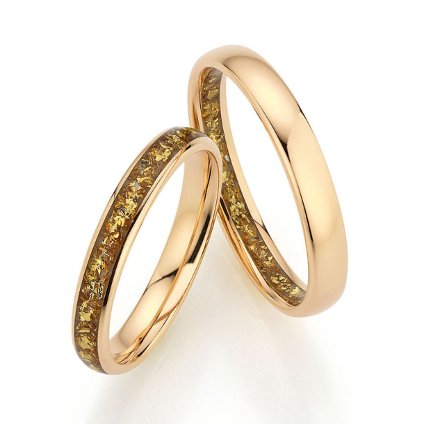 Eksklusive Vielsesringe Goldflakes Only You 38-7910