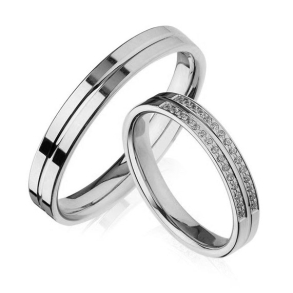 Eksklusive Vielsesringe - Pure Heart 382-2