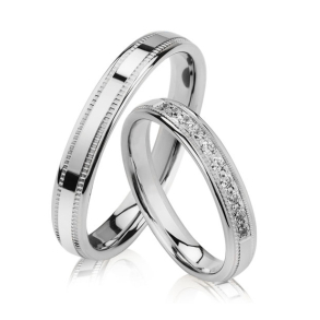 Eksklusive Vielsesringe - Pure Heart 386-2