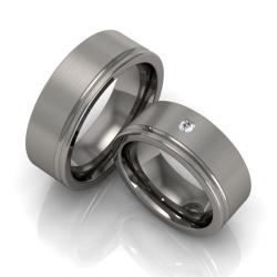 Vielsesringe Titanium 488